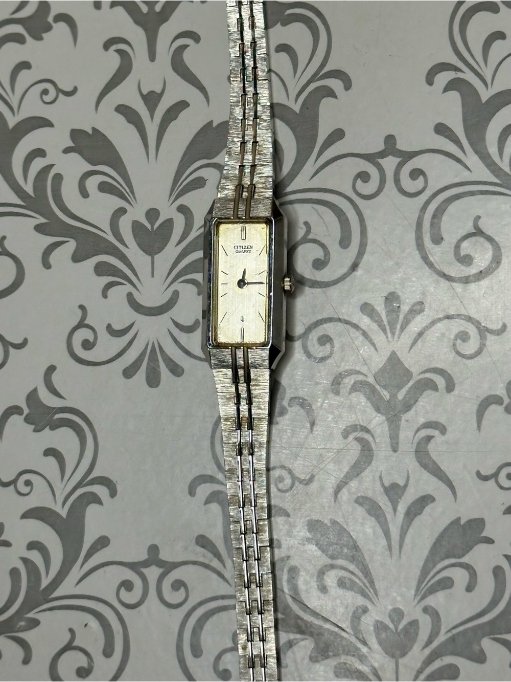 Citizen Rectangular Slim Women's Bracelet vintage Watch